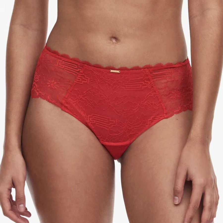 Briefs Chantelle | Chantelle - Waltz Lace Shorty Bright Poppy