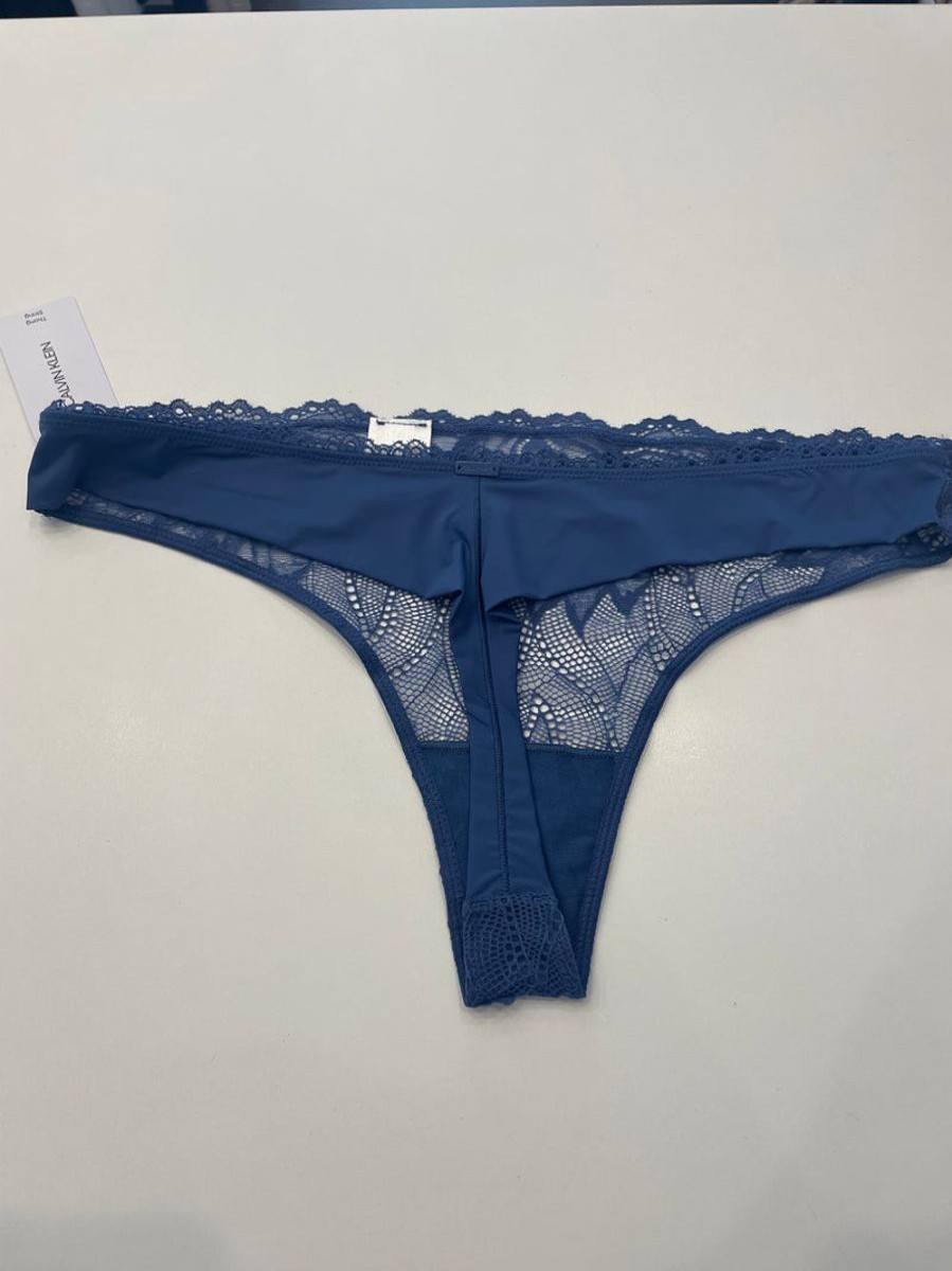 Briefs Calvin Klein | Calvin Klein - Seductive Comfort Lotus Floral Thong True Navy