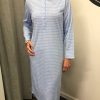 Sleepwear SCHRANK | Schrank - Cotton Blend Long Sleeve Nightie