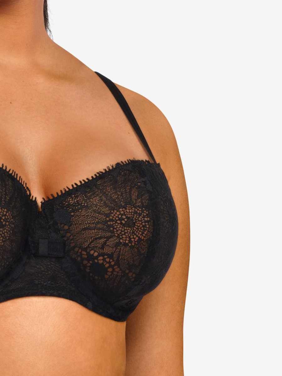 Bras Chantelle | Chantelle - Day To Night Lace Demi Bra Black