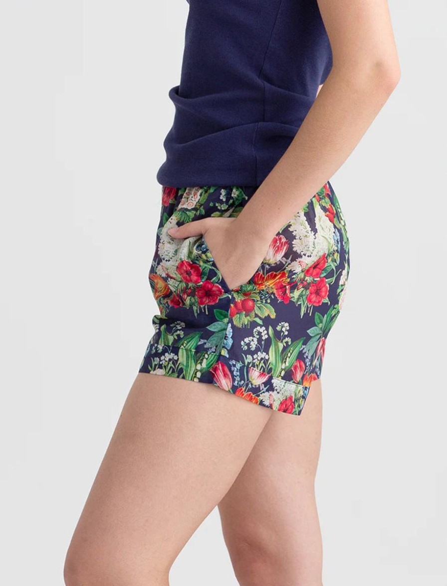 Sleepwear Papinelle | Papinelle - Clara Boxer Short Navy