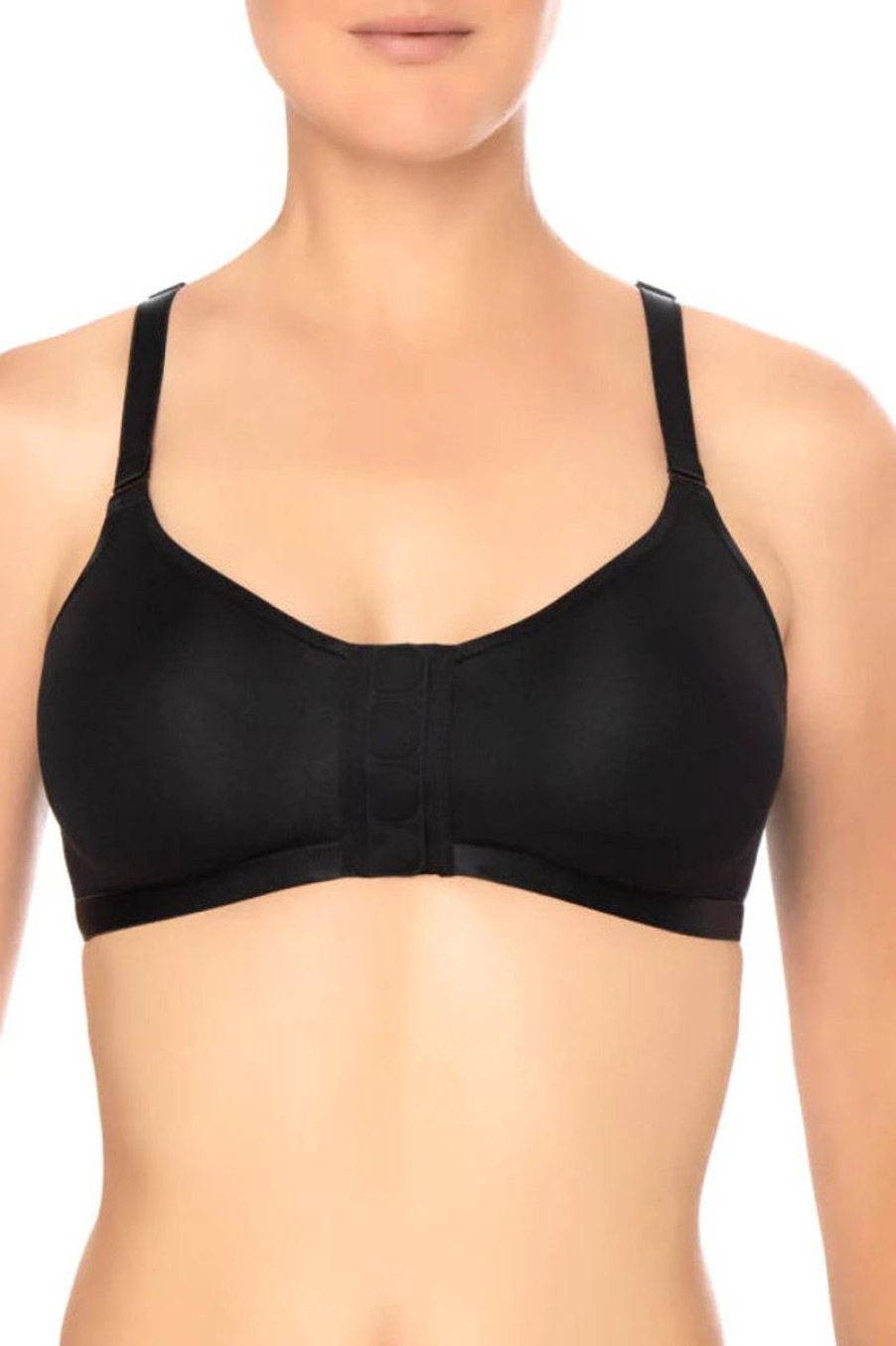 Bras Felina | Felina - Beyond Basic Wireless Front Opening Bra Black