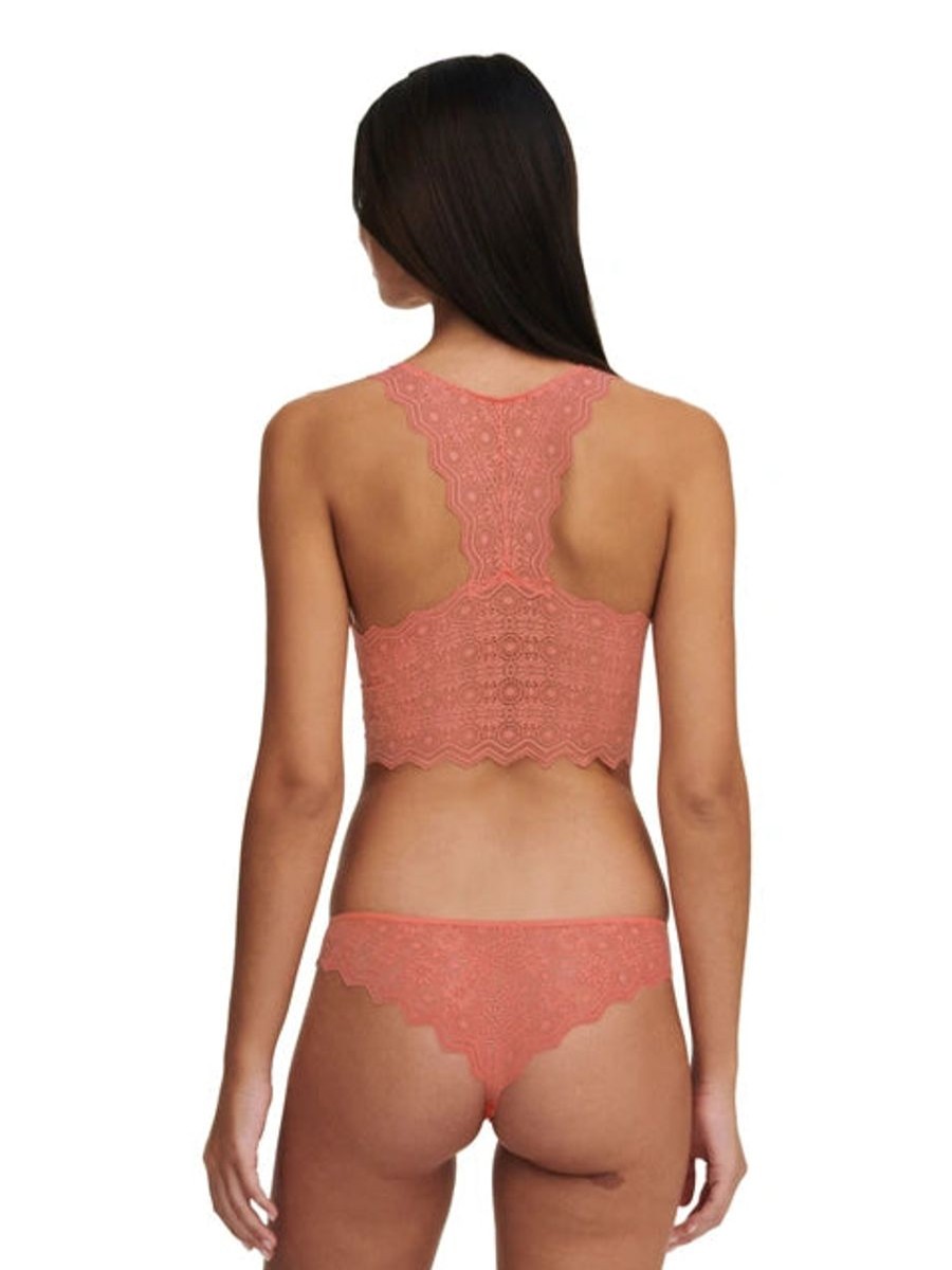 Bras Passionata | Passionata - Georgia Graphic Lace Bralette Peach Sorbet