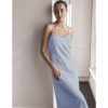 Sleepwear Gingerlilly | Gingerlilly - Petra Linen Dress Blue