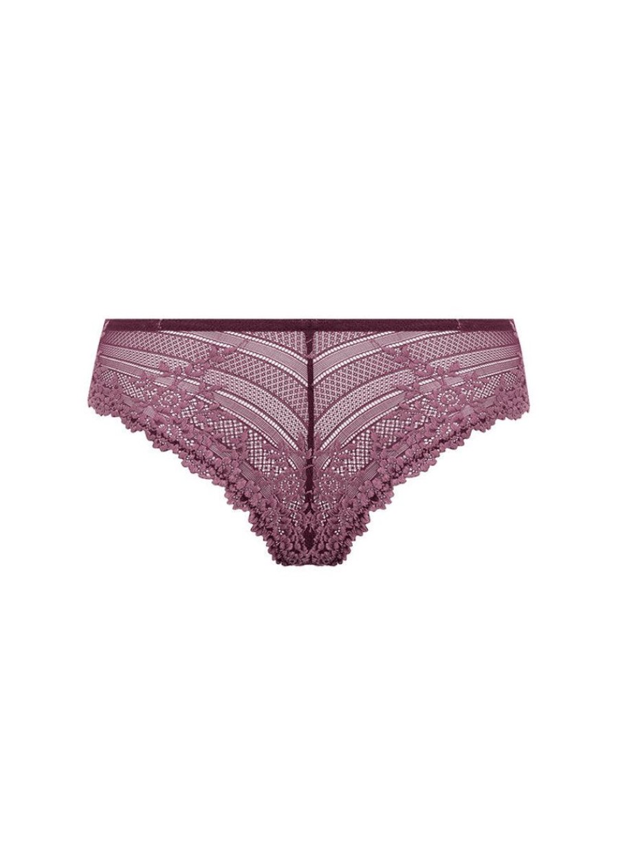 Briefs Wacoal | Wacoal - Embrace Lace Tanga Plum