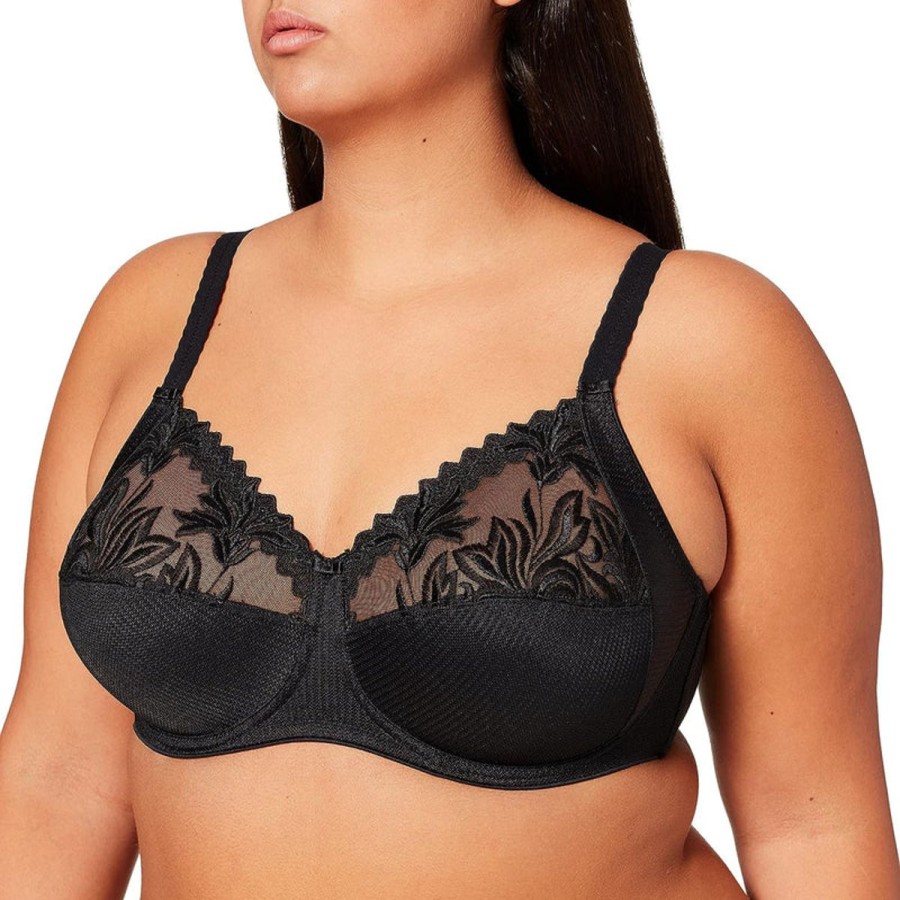 Bras Chantelle | Chantelle - Amazone Very Covering Underwired Bra Black