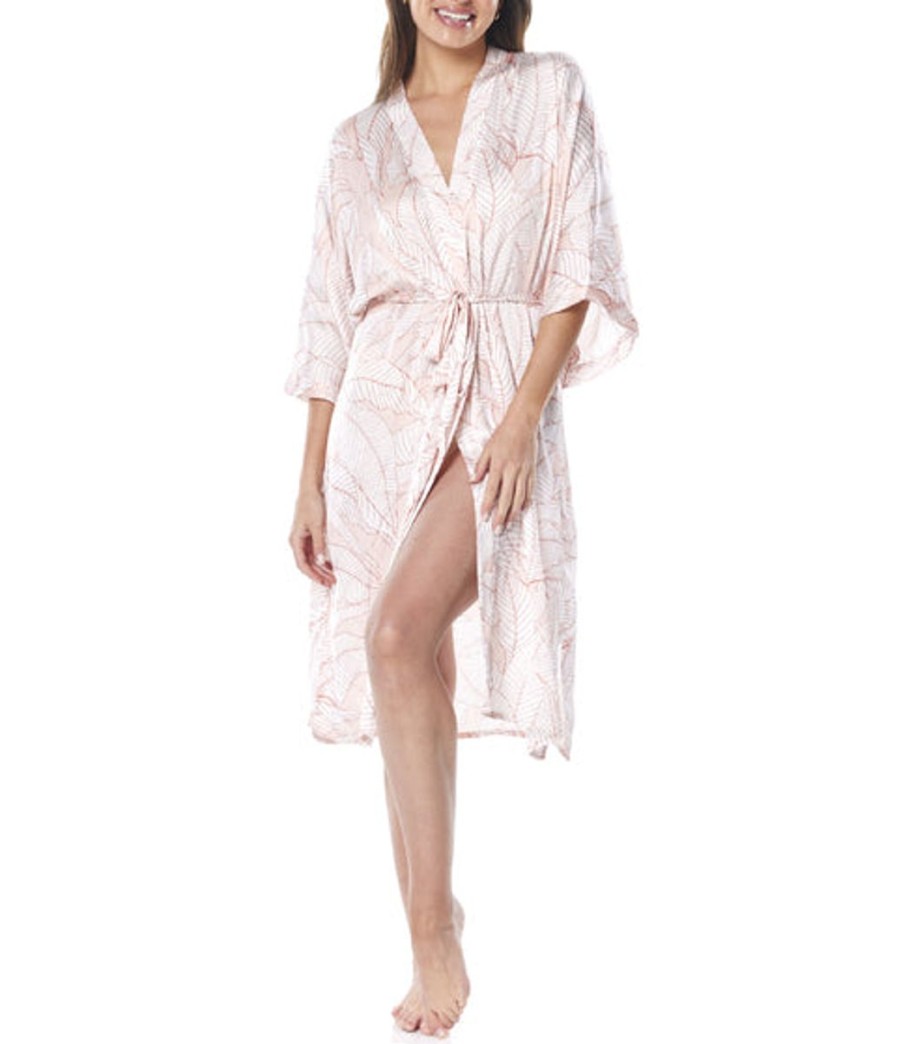 Sleepwear Gingerlilly | Gingerlilly - Pandora Printed Robe