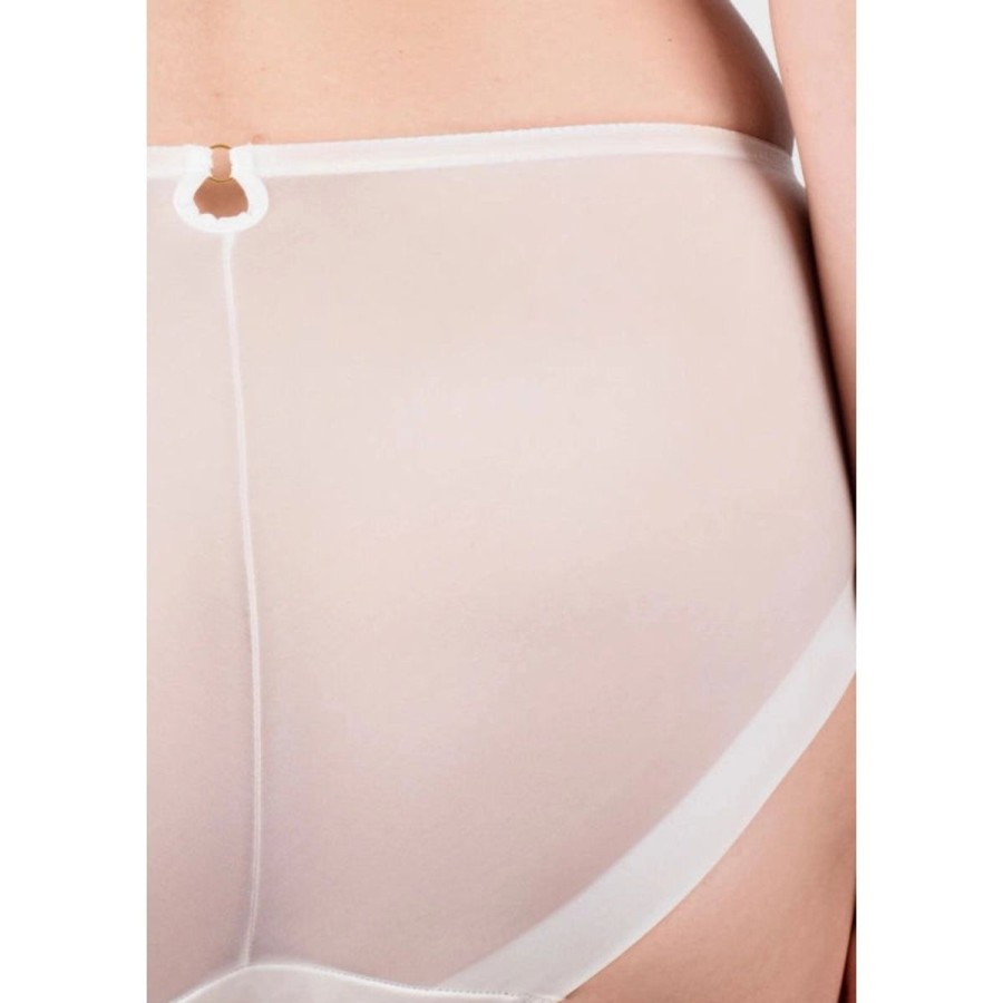 Sleepwear Samanta Lingerie | Samanta Lingerie - Perla Midi Brief Ivory