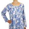 Sleepwear French Country | French Country - Oriental Ls Nightie Paisley