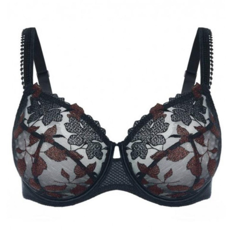 Bras Simone Perele | Simone Perele - Dahlia Full Cup Control Copper Black