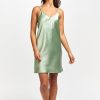 Silks Love u0026 Lustre | Love & Lustre - Silk Chemise Sage