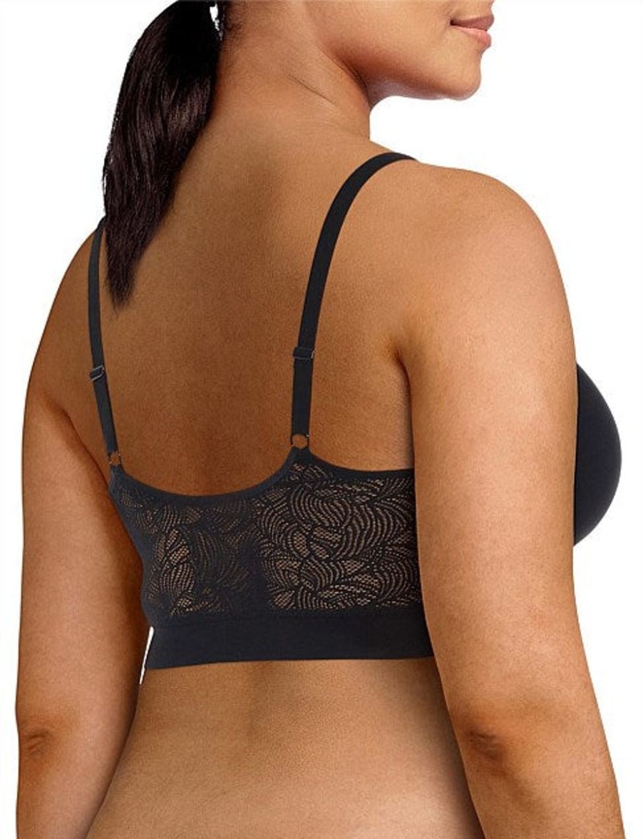 Bras Chantelle | Chantelle - Soft Stretch Bralette With Lace Black