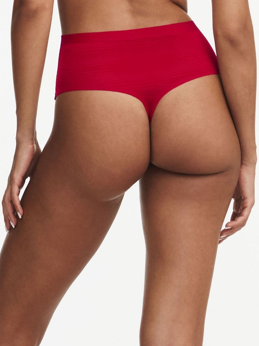 Briefs Chantelle | Chantelle - Soft Stretch Stripes High Waisted Tanga