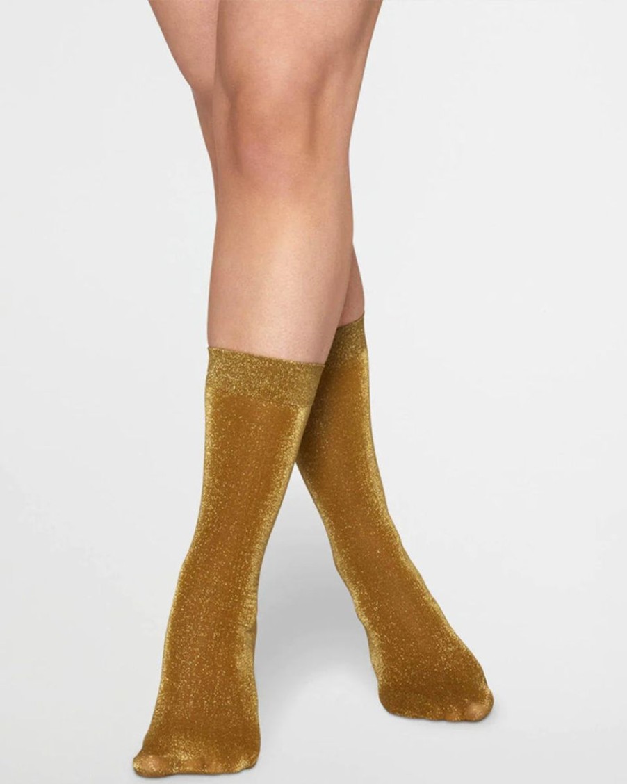 Basics Swedish Stockings | Swedish Stockings - Ines Shimmery Socks