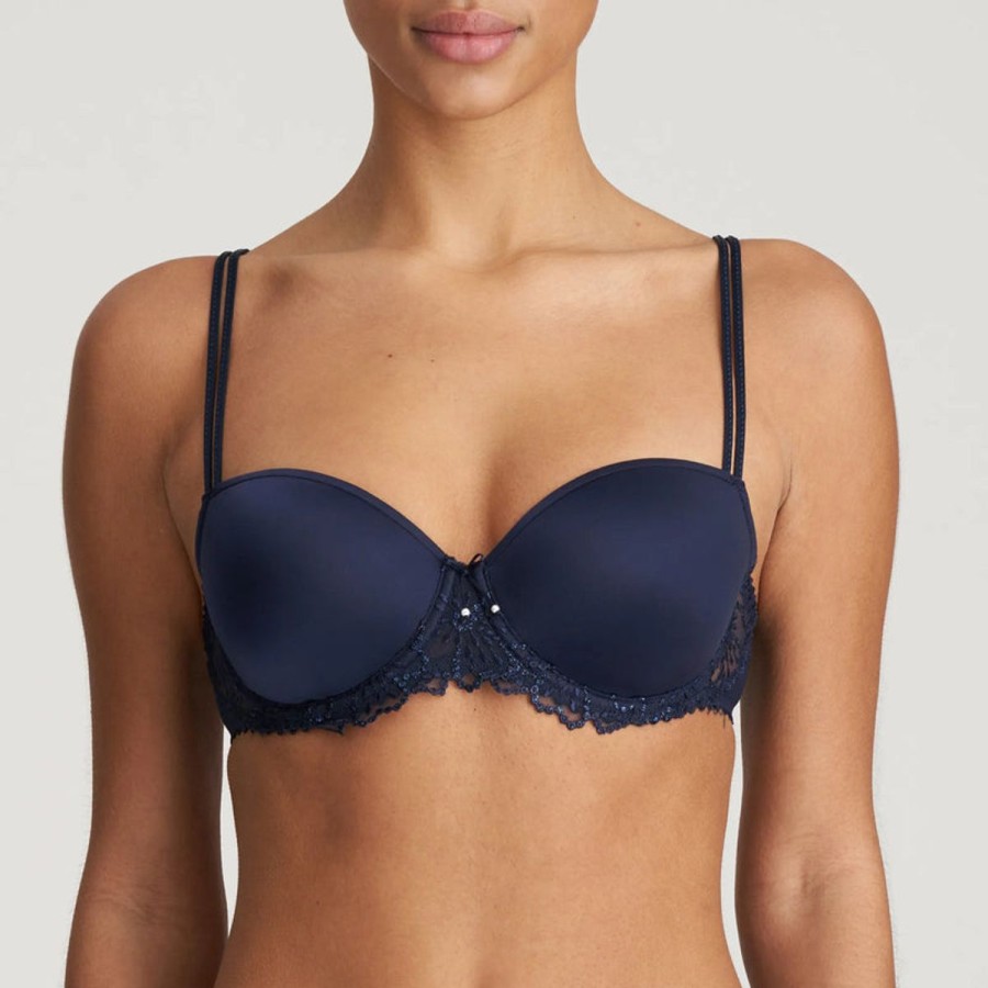 Bras Marie Jo | Marie Jo - Jane Padded Balcony Bra Velvet Blue