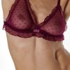 Bras Love Stories | Love Stories - Reggipetto Triangle Bralette Burgundy