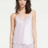 Silks GINIA | Ginia - Silk Lace Cami Soft Lilac