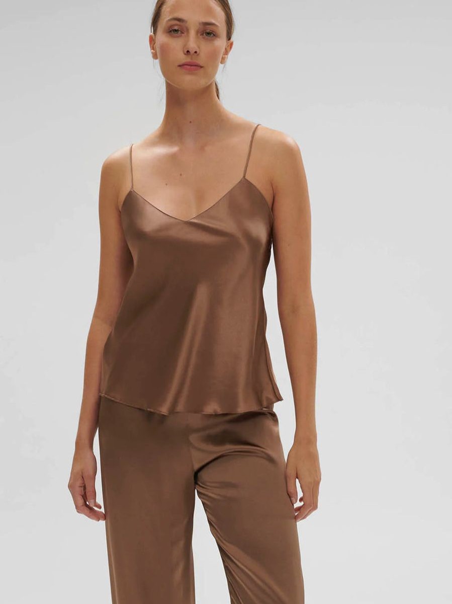 Silks Simone Perele | Simone Perele - Dream Silk Camisole Macchiato