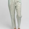 Sleepwear Morning Honey | Morning Honey - Cotton Voile Sleep Pant | Tiny Blossom Mint Tiny Blossom