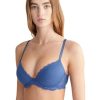 Bras Calvin Klein | Calvin Klein - Seductive Comfort Lotus Flora Lift Bra True Navy