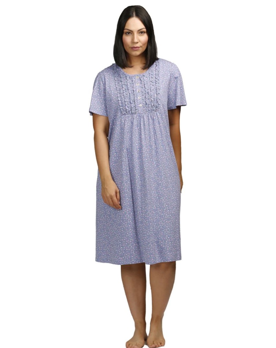 Sleepwear SCHRANK | Schrank - Wildflowers Short Sleeve Nightie