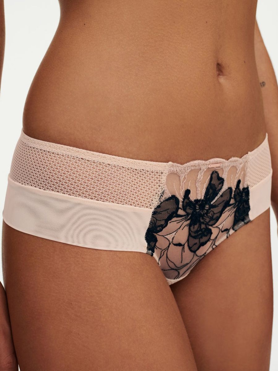 Briefs Chantelle | Chantelle - Fleurs Signature Revealing Shorty Black/Nude