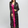 Silks Love u0026 Lustre | Love & Lustre - Long Silk Robe Midnight Garden