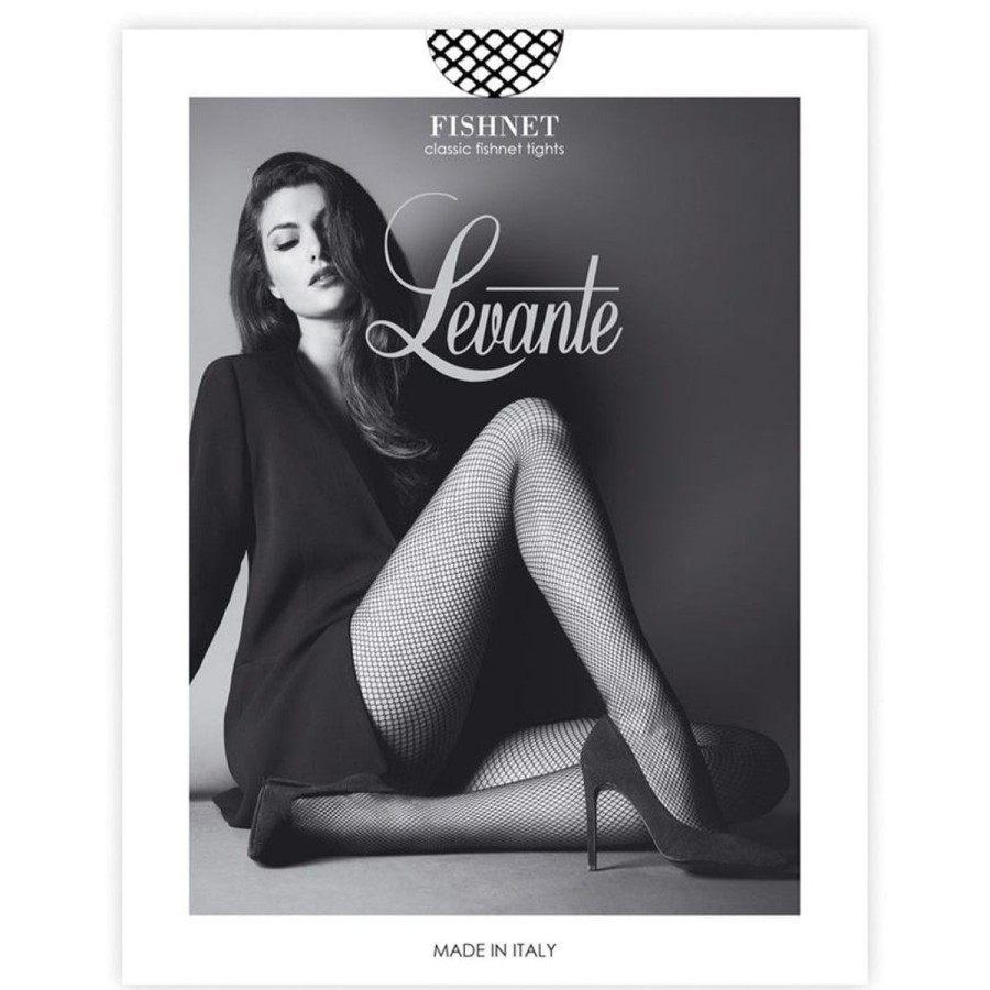 Basics Levante | Levante - Fishnet Tights | Black Nero