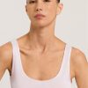 Basics Hanro | Hanro - Cotton Seamless Singlet Top Lupine Love